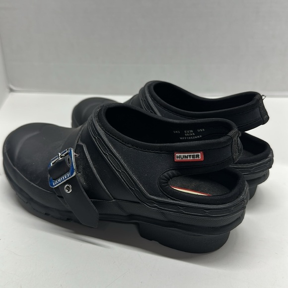 Hunter Original Clogs Waterproof Slip On Rubber Low Top Shoes Black Women's 5 - Picture 3 of 8